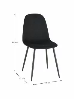 Runder Esstisch Gilda mit Samt-Stühlen in Schwarz, Ø 110 cm, Ø 110 x H 75 cm 9 Runder Esstisch Gilda mit Samt-Stühlen in Schwarz, Ø 110 cm, Ø 110 x H 75 cm -Esszimmer Verkäufe Runder Esstisch Gilda mit Samt Stuhlen in Schwarz O 110 cm 2