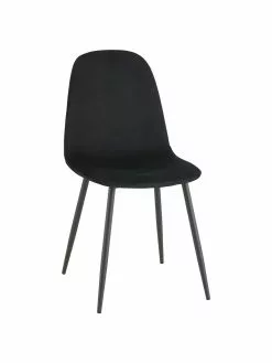 Runder Esstisch Gilda mit Samt-Stühlen in Schwarz, Ø 110 cm, Ø 110 x H 75 cm 12 Runder Esstisch Gilda mit Samt-Stühlen in Schwarz, Ø 110 cm, Ø 110 x H 75 cm -Esszimmer Verkäufe Runder Esstisch Gilda mit Samt Stuhlen in Schwarz O 110 cm 5
