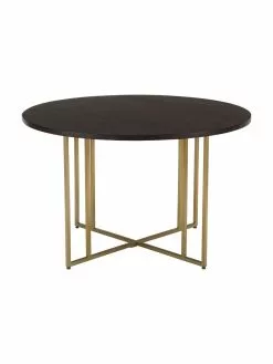 Westwing Collection Runder Esstisch Luca aus Mangoholz, in verschiedenen Größen, Ø 120 x H 75 cm -Esszimmer Verkäufe Runder Esstisch Luca aus Mangoholz in verschiedenen Grossen 10