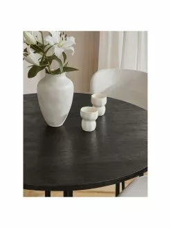 Westwing Collection Runder Esstisch Luca aus Mangoholz, in verschiedenen Größen, Ø 120 x H 75 cm -Esszimmer Verkäufe Runder Esstisch Luca aus Mangoholz in verschiedenen Grossen 2