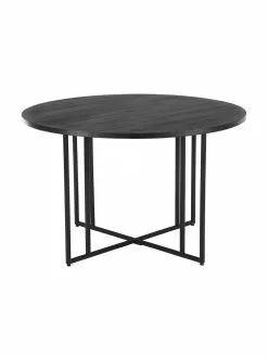 Westwing Collection Runder Esstisch Luca aus Mangoholz, in verschiedenen Größen, Ø 120 x H 75 cm -Esszimmer Verkäufe Runder Esstisch Luca aus Mangoholz in verschiedenen Grossen 4