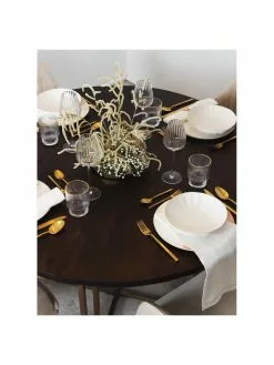 Westwing Collection Runder Esstisch Luca aus Mangoholz, in verschiedenen Größen, Ø 120 x H 75 cm -Esszimmer Verkäufe Runder Esstisch Luca aus Mangoholz in verschiedenen Grossen 8