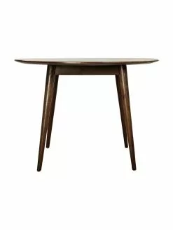 Westwing Collection Runder Esstisch Oscar aus Mangoholz, Ø 106 cm, Ø 106 x H 77 cm -Esszimmer Verkäufe Runder Esstisch Oscar aus Mangoholz O 106 cm 3