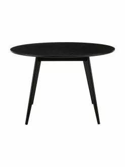 Rowico Runder Esstisch Yumi in Schwarz, Ø 115 cm, Ø 115 x H 74 cm -Esszimmer Verkäufe Runder Esstisch Yumi in Schwarz O 115 cm 4