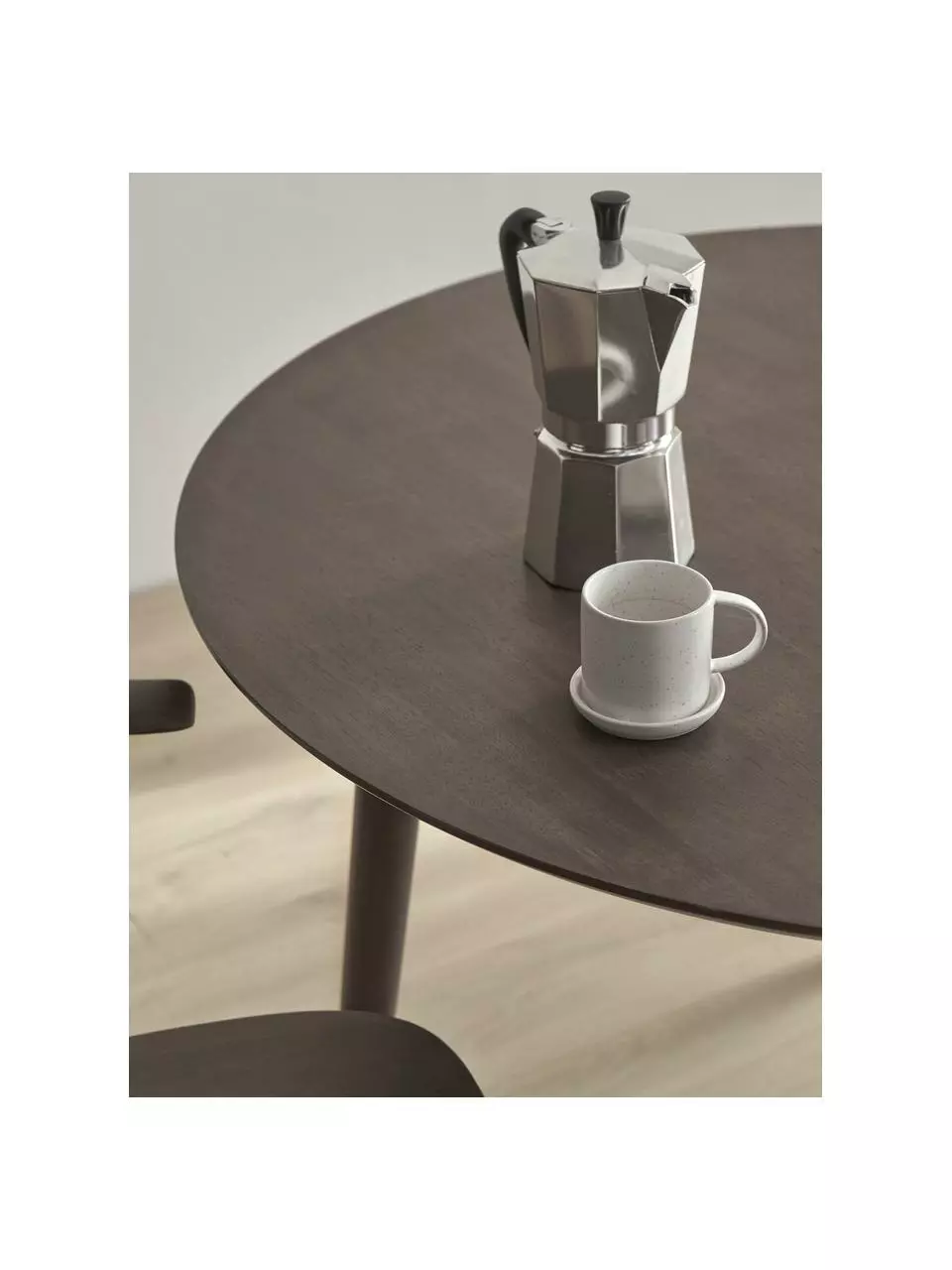 Runder Holz-Esstisch Jolina, Ø 106 cm, Ø 106 x H 76 cm 6 Runder Holz-Esstisch Jolina, Ø 106 cm, Ø 106 x H 76 cm – Bild 4