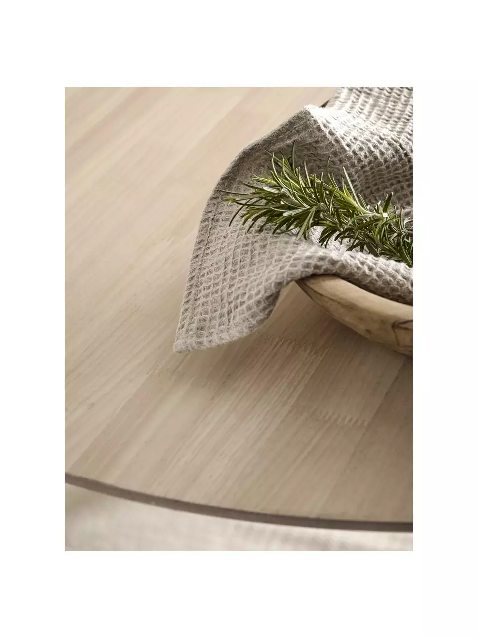 Runder Holz-Esstisch Jolina in Beige, Ø 106 cm, Ø 106 x H 76 cm 5 Runder Holz-Esstisch Jolina in Beige, Ø 106 cm, Ø 106 x H 76 cm – Bild 3