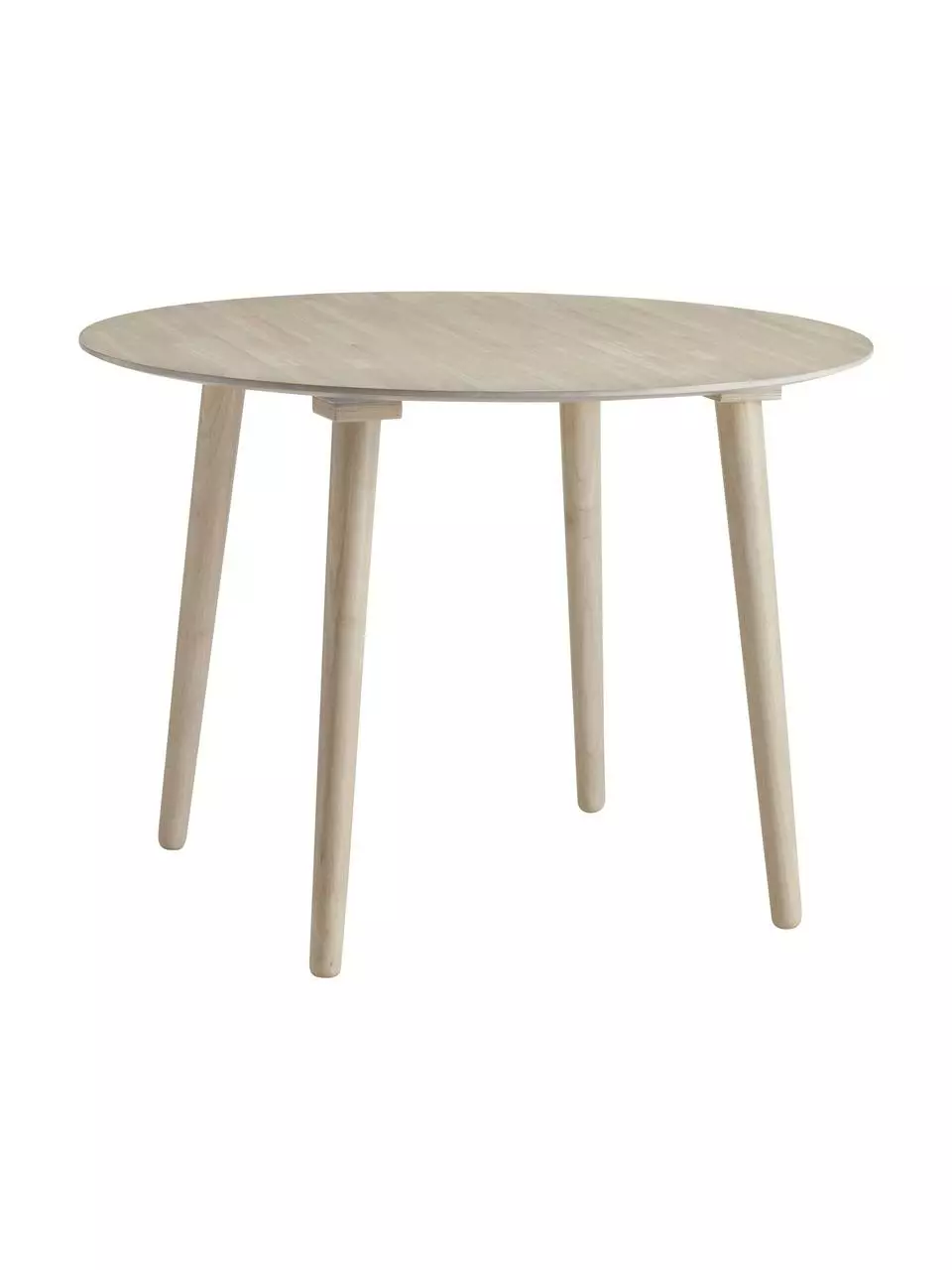 Runder Holz-Esstisch Jolina in Beige, Ø 106 cm, Ø 106 x H 76 cm 3 Runder Holz-Esstisch Jolina in Beige, Ø 106 cm, Ø 106 x H 76 cm