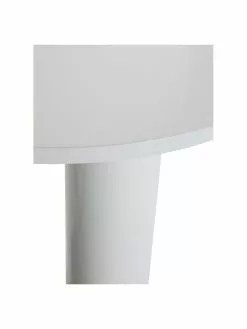 Runder Tisch Colette in Weiß, glänzend, Ø 90 x H 72 cm -Esszimmer Verkäufe Runder Tisch Colette in Weiss glanzend 3