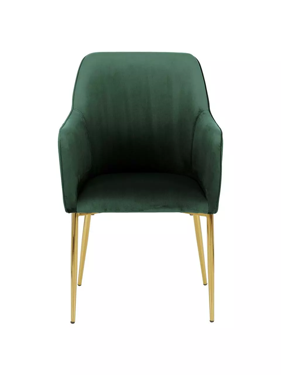 Westwing Collection Samt-Armlehnstuhl Ava in Dunklegrün, B 57 x T 63 cm 6 Westwing Collection Samt-Armlehnstuhl Ava in Dunklegrün, B 57 x T 63 cm – Bild 4