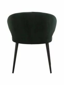 Westwing Collection Samt-Armlehnstuhl Celia in modernem Design, B 57 x T 62 cm 13 Westwing Collection Samt-Armlehnstuhl Celia in modernem Design, B 57 x T 62 cm -Esszimmer Verkäufe Samt Armlehnstuhl Celia in modernem Design 11