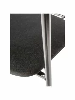 Samt-Armlehnstuhl Elvy mit Metallgestell in Schwarz, B 52 x T 50 cm -Esszimmer Verkäufe Samt Armlehnstuhl Elvy mit Metallgestell in Schwarz 5