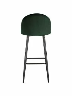 Westwing Collection Samt-Barstuhl Amy in Dunkelgrün, B 45 x H 103 cm -Esszimmer Verkäufe Samt Barstuhl Amy in Dunkelgrun 5