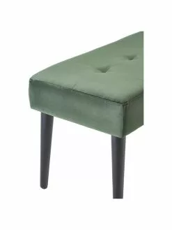 Samt-Polsterbank Glory in Dunkelgrün, B 95 x H 45 cm -Esszimmer Verkäufe Samt Polsterbank Glory in Dunkelgrun 5