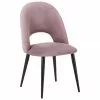 Westwing Collection Samt-Polsterstuhl Rachel in Rosa, B 53 x T 57 cm -Esszimmer Verkäufe Samt Polsterstuhl Rachel in Rosa