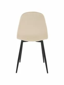 Westwing Collection Samt-Polsterstühle Karla in Cremeweiß, 2 Stück, B 44 x T 53 cm 12 Westwing Collection Samt-Polsterstühle Karla in Cremeweiß, 2 Stück, B 44 x T 53 cm -Esszimmer Verkäufe Samt Polsterstuhle Karla in Cremeweiss 2 Stuck 4