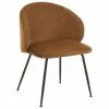Westwing Collection Samt-Polsterstühle Luisa in Braun, 2 Stück, B 59 x T 59 cm -Esszimmer Verkäufe Samt Polsterstuhle Luisa in Braun 2 Stuck