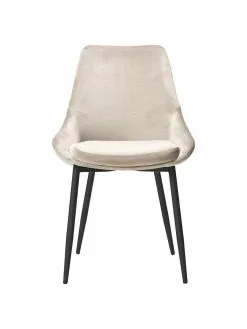 Rowico Samt-Polsterstühle Sierra in Beige, 2 Stück, B 49 x T 55 cm 11 Rowico Samt-Polsterstühle Sierra in Beige, 2 Stück, B 49 x T 55 cm -Esszimmer Verkäufe Samt Polsterstuhle Sierra in Beige 2 Stuck 3