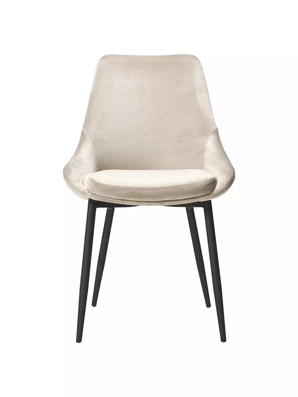 Rowico Samt-Polsterstühle Sierra in Beige, 2 Stück, B 49 x T 55 cm 6 Rowico Samt-Polsterstühle Sierra in Beige, 2 Stück, B 49 x T 55 cm – Bild 4