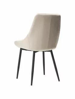 Rowico Samt-Polsterstühle Sierra in Beige, 2 Stück, B 49 x T 55 cm 13 Rowico Samt-Polsterstühle Sierra in Beige, 2 Stück, B 49 x T 55 cm -Esszimmer Verkäufe Samt Polsterstuhle Sierra in Beige 2 Stuck 5