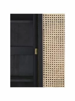 HKliving Schrank Retro mit Wiener Geflecht und Schiebetüren, 2-türig, B 95 x H 140 cm 13 HKliving Schrank Retro mit Wiener Geflecht und Schiebetüren, 2-türig, B 95 x H 140 cm -Esszimmer Verkäufe Schrank Retro mit Wiener Geflecht und Schiebeturen 2 turig 5