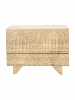 Westwing Collection Schubladenkommode Louis aus massivem Eschenholz, B 100 x H 75 cm -Esszimmer Verkäufe Schubladenkommode Louis aus massivem Eschenholz 4