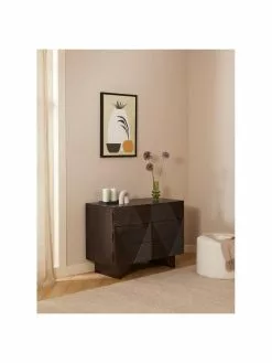 Westwing Collection Schubladenkommode Louis aus massivem Mangoholz, B 100 x H 75 cm -Esszimmer Verkäufe Schubladenkommode Louis aus massivem Mangoholz 2