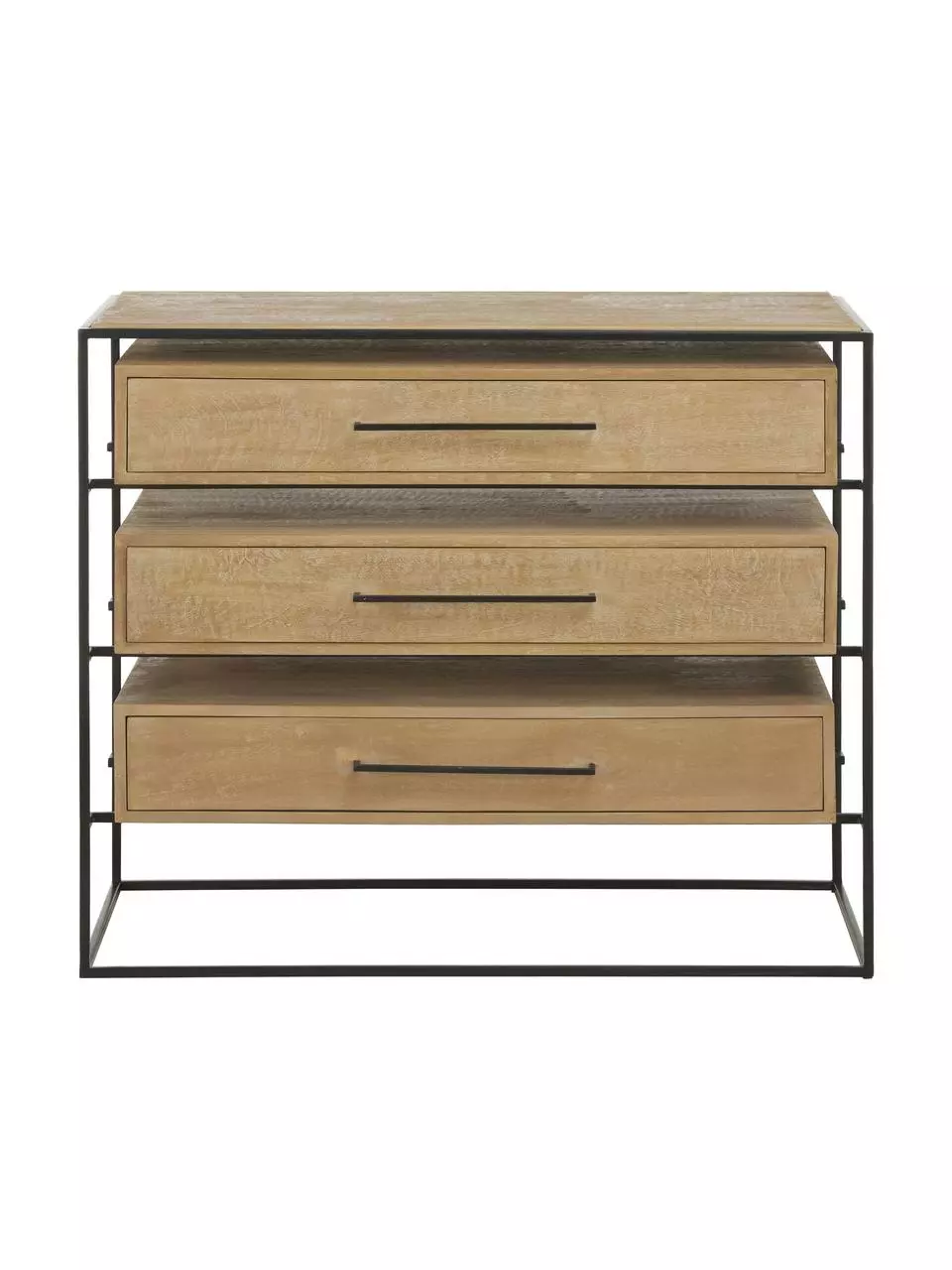 Westwing Collection Schubladenkommode Lyle aus massivem Mangoholz, B 100 x H 82 cm 6 Westwing Collection Schubladenkommode Lyle aus massivem Mangoholz, B 100 x H 82 cm – Bild 4