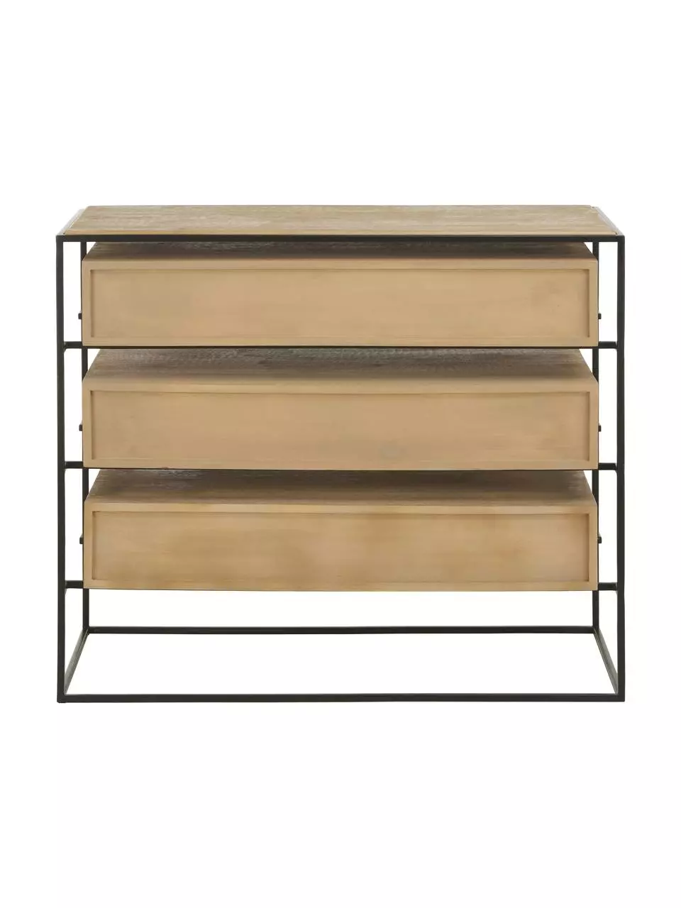 Westwing Collection Schubladenkommode Lyle aus massivem Mangoholz, B 100 x H 82 cm 8 Westwing Collection Schubladenkommode Lyle aus massivem Mangoholz, B 100 x H 82 cm – Bild 6