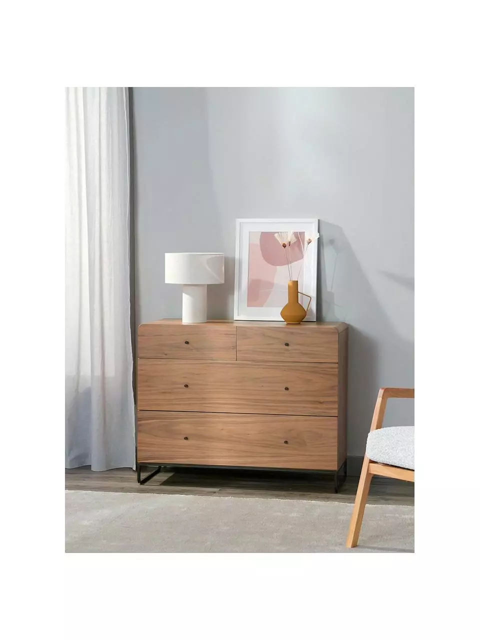 Westwing Collection Schubladenkommode Sally, B 100 x H 80 cm 4 Westwing Collection Schubladenkommode Sally, B 100 x H 80 cm – Bild 2