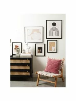 Westwing Collection Schubladenkommode Vienna mit Wiener Geflecht in Schwarz, B 105 x H 78 cm -Esszimmer Verkäufe Schubladenkommode Vienna mit Wiener Geflecht in Schwarz 3