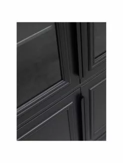 Schwarzer Vitrinenschrank Organize, B 110 x H 215 cm 13 Schwarzer Vitrinenschrank Organize, B 110 x H 215 cm -Esszimmer Verkäufe Schwarzer Vitrinenschrank Organize 5