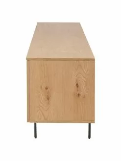 Sideboard Allure mit Schublade und Türen aus Eichenholzfurnier, B 200 x H 75 cm -Esszimmer Verkäufe Sideboard Allure mit Schublade und Turen aus Eichenholzfurnier 5