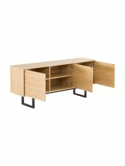 Woodman Sideboard Camden mit Türen und Eichenholzfurnier, B 175 x H 75 cm -Esszimmer Verkäufe Sideboard Camden mit Turen und Eichenholzfurnier 10