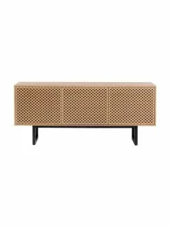 Woodman Sideboard Camden mit Türen und Eichenholzfurnier, B 175 x H 75 cm