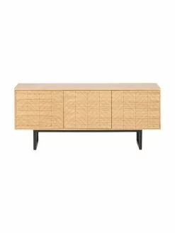 Woodman Sideboard Camden mit Türen und Eichenholzfurnier, B 175 x H 75 cm -Esszimmer Verkäufe Sideboard Camden mit Turen und Eichenholzfurnier 8