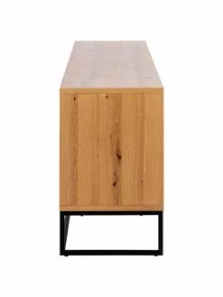 Sideboard Dalarna mit Türen und Eichenholzfurnier, B 197 x H 76 cm 12 Sideboard Dalarna mit Türen und Eichenholzfurnier, B 197 x H 76 cm -Esszimmer Verkäufe Sideboard Dalarna mit Turen und Eichenholzfurnier 4