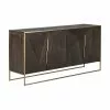 Westwing Collection Sideboard Harry mit Türen aus massivem Mangoholz, B 175 x H 85 cm