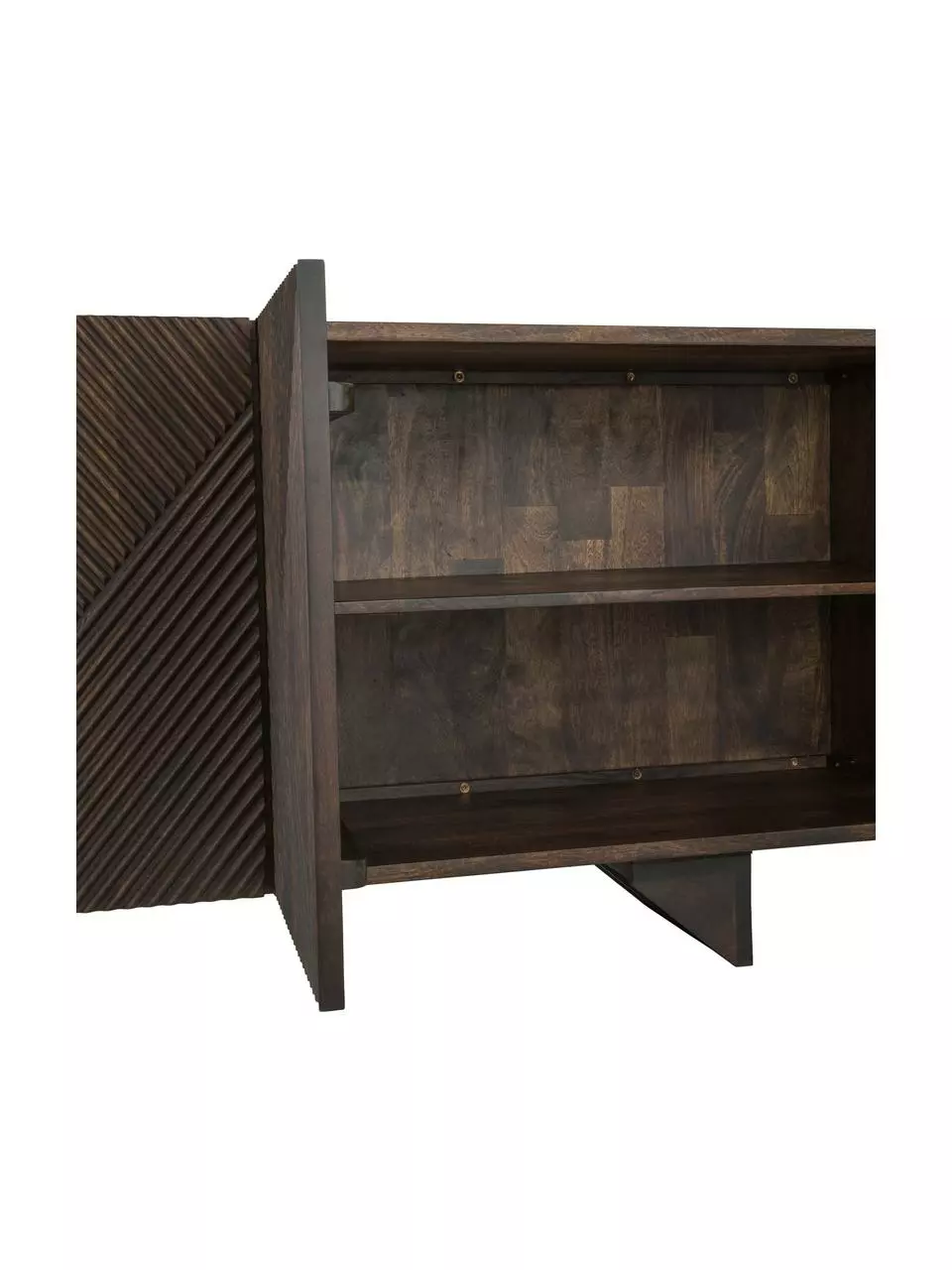 Westwing Collection Sideboard Louis aus Massivholz mit Türen, B 177 x H 75 cm 8 Westwing Collection Sideboard Louis aus Massivholz mit Türen, B 177 x H 75 cm – Bild 6