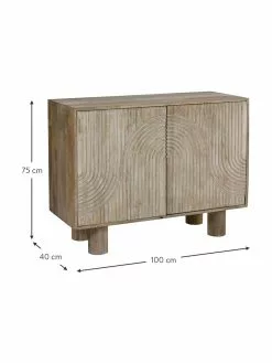 Sideboard Tess aus massivem Mangoholz, B 100 x H 75 cm -Esszimmer Verkäufe Sideboard Tess aus massivem Mangoholz 2