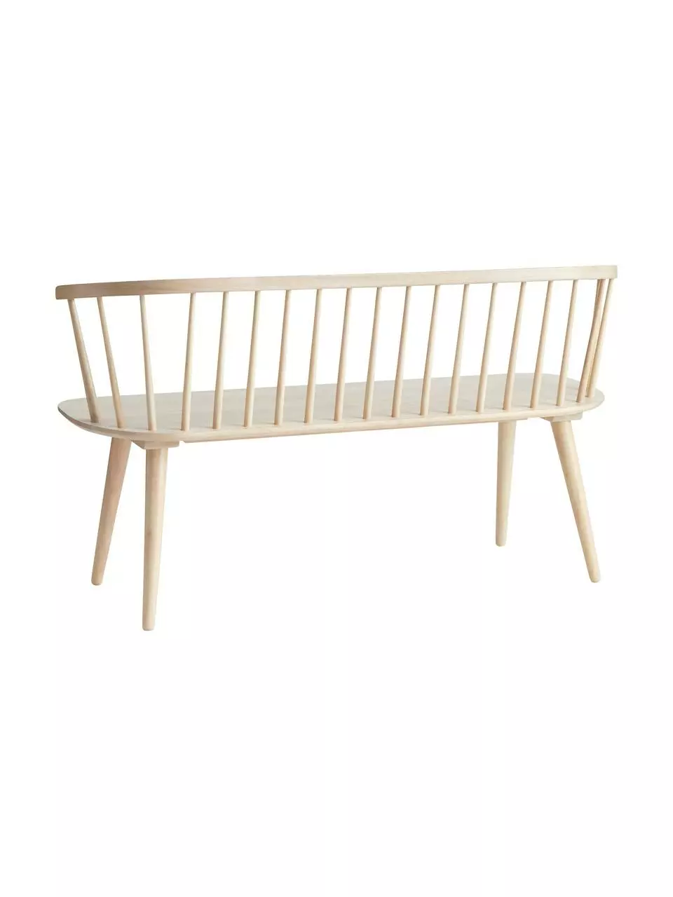 Sitzbank Jolina aus Gummibaumholz in Cremeweiß, B 134 x H 76 cm 7 Sitzbank Jolina aus Gummibaumholz in Cremeweiß, B 134 x H 76 cm – Bild 5