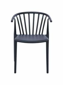 Stapelbarer Gartenstuhl Capri in Dunkelgrau, B 53 x T 55 cm 10 Stapelbarer Gartenstuhl Capri in Dunkelgrau, B 53 x T 55 cm -Esszimmer Verkäufe Stapelbarer Gartenstuhl Capri in Dunkelgrau 3