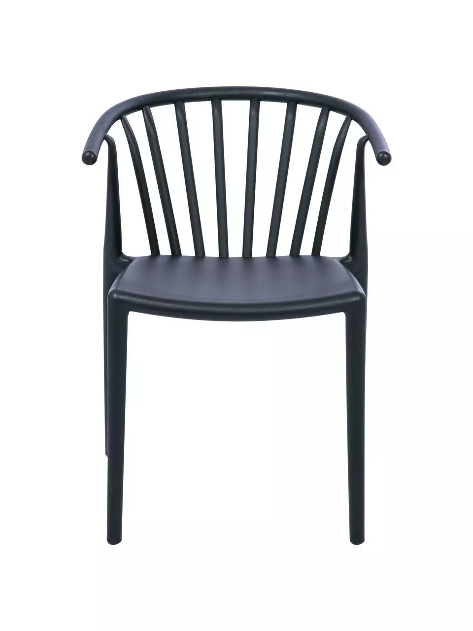 Stapelbarer Gartenstuhl Capri in Dunkelgrau, B 53 x T 55 cm 5 Stapelbarer Gartenstuhl Capri in Dunkelgrau, B 53 x T 55 cm – Bild 4