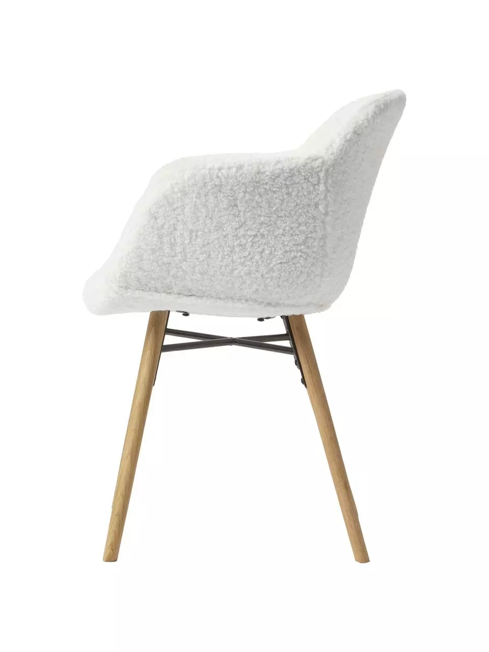 Westwing Collection Teddy-Armlehnstuhl Fiji mit schmaler Sitzschale, B 59 x H 84 cm 8 Westwing Collection Teddy-Armlehnstuhl Fiji mit schmaler Sitzschale, B 59 x H 84 cm – Bild 6