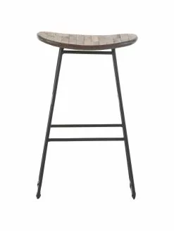 Thekenhocker Tangle aus Teakholz und Metall, B 40 x H 65 cm 11 Thekenhocker Tangle aus Teakholz und Metall, B 40 x H 65 cm -Esszimmer Verkäufe Thekenhocker Tangle aus Teakholz und Metall 3