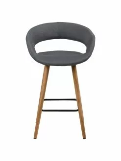 Thekenstühle Grace in Grau, 2 Stück, B 56 x H 87 cm 11 Thekenstühle Grace in Grau, 2 Stück, B 56 x H 87 cm -Esszimmer Verkäufe Thekenstuhle Grace in Grau 2 Stuck 3