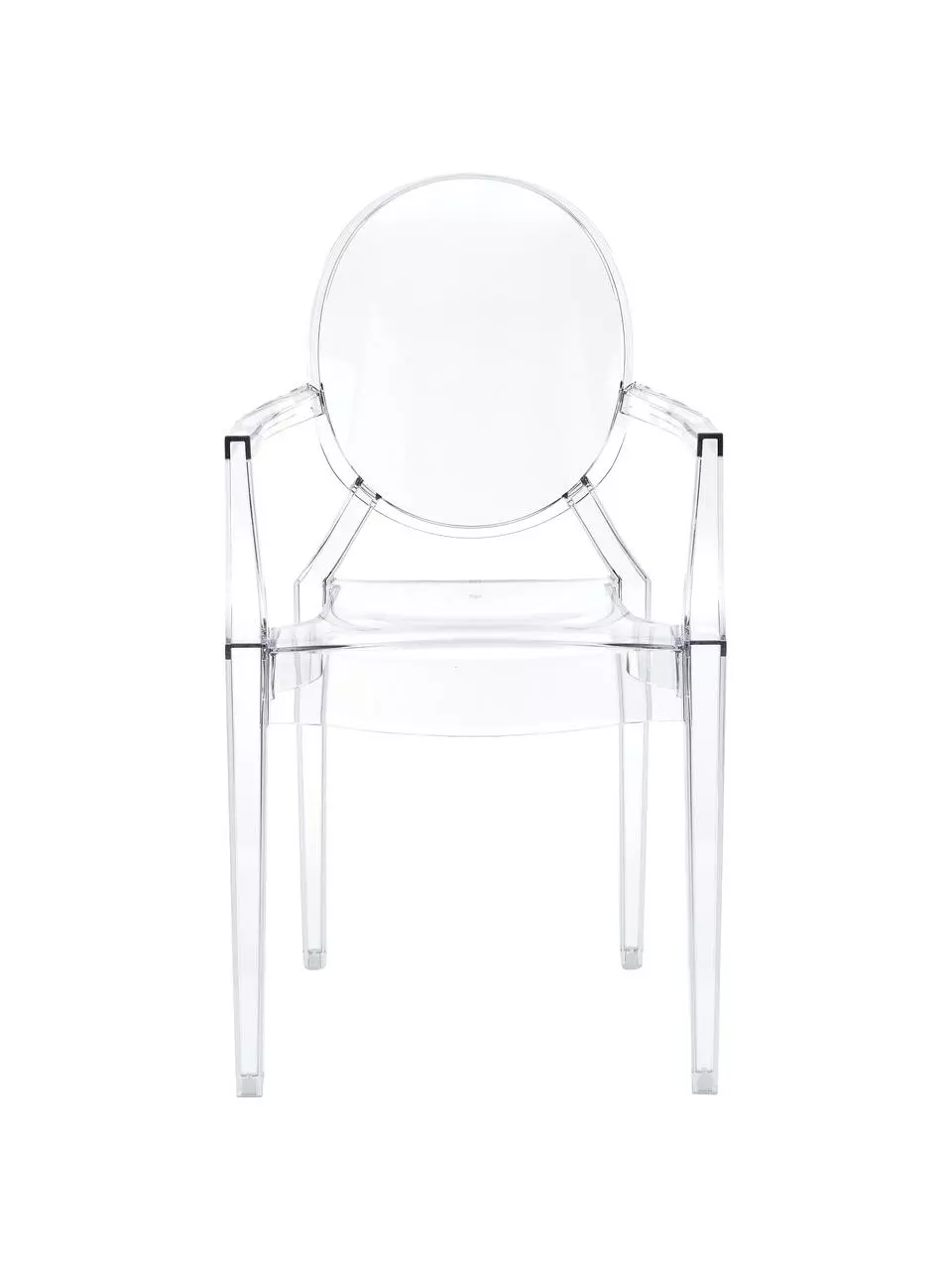 Kartell Transparenter Armlehnstuhl Louis Ghost, B 54 x T 55 cm 6 Kartell Transparenter Armlehnstuhl Louis Ghost, B 54 x T 55 cm – Bild 4