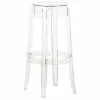 Kartell Transparenter Barhocker Charles Ghost, Ø 46 x H 75 cm 2 Kartell Transparenter Barhocker Charles Ghost, Ø 46 x H 75 cm -Esszimmer Verkäufe Transparenter Barhocker Charles Ghost