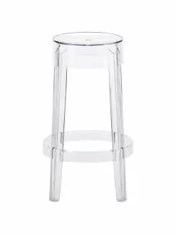 Kartell Transparenter Thekenhocker Charles Ghost, Ø 46 x H 65 cm 10 Kartell Transparenter Thekenhocker Charles Ghost, Ø 46 x H 65 cm -Esszimmer Verkäufe Transparenter Thekenhocker Charles Ghost 2