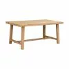 Rowico Verlängerbarer Esstisch Brooklyn aus Eichenholz, in verschiedenen Größen, B 170 bis 220 x T 95 cm -Esszimmer Verkäufe Verlangerbarer Esstisch Brooklyn aus Eichenholz in verschiedenen Grossen