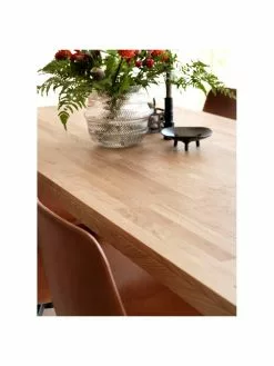 Rowico Verlängerbarer Esstisch Brooklyn aus Eichenholz, in verschiedenen Größen, B 170 bis 220 x T 95 cm -Esszimmer Verkäufe Verlangerbarer Esstisch Brooklyn aus Eichenholz in verschiedenen Grossen 2